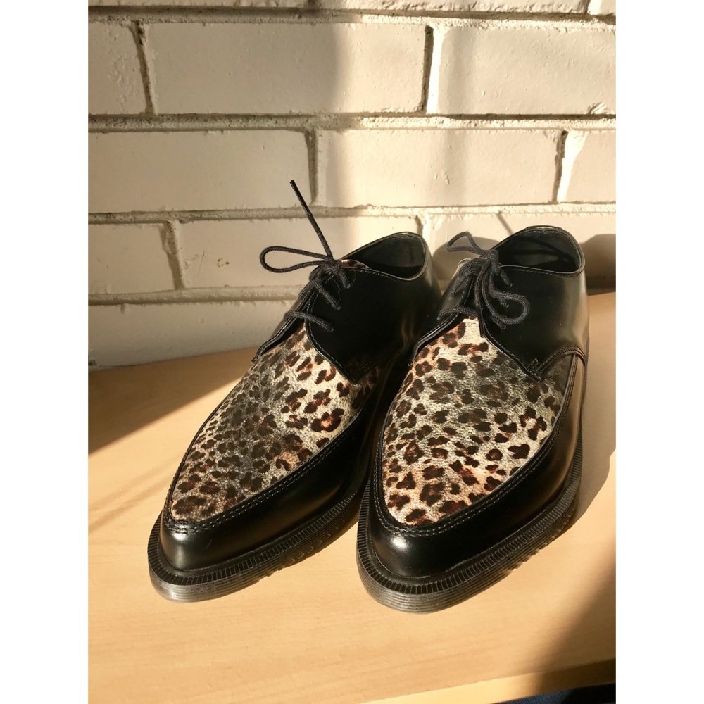 NWT Dr Marten Leopard Arien 3 Hole Creeper